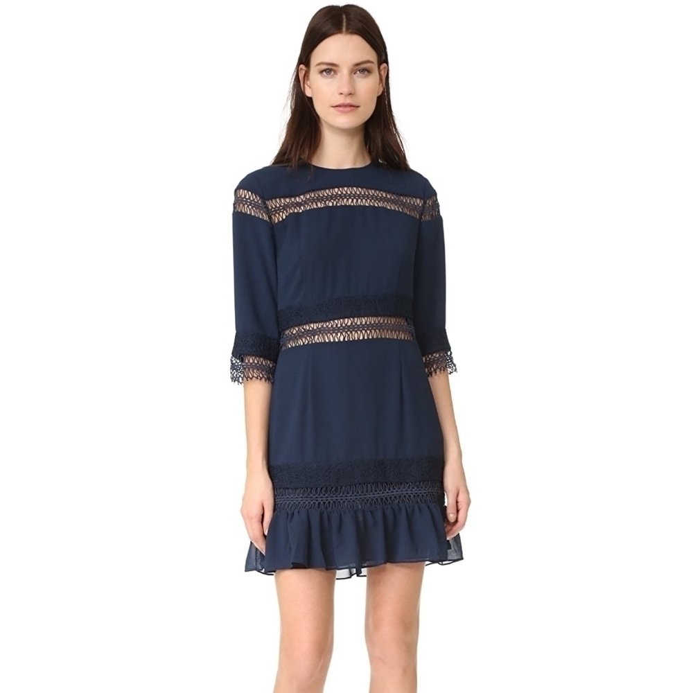TULAROSA Asher Dress in Deep Indigo Medium